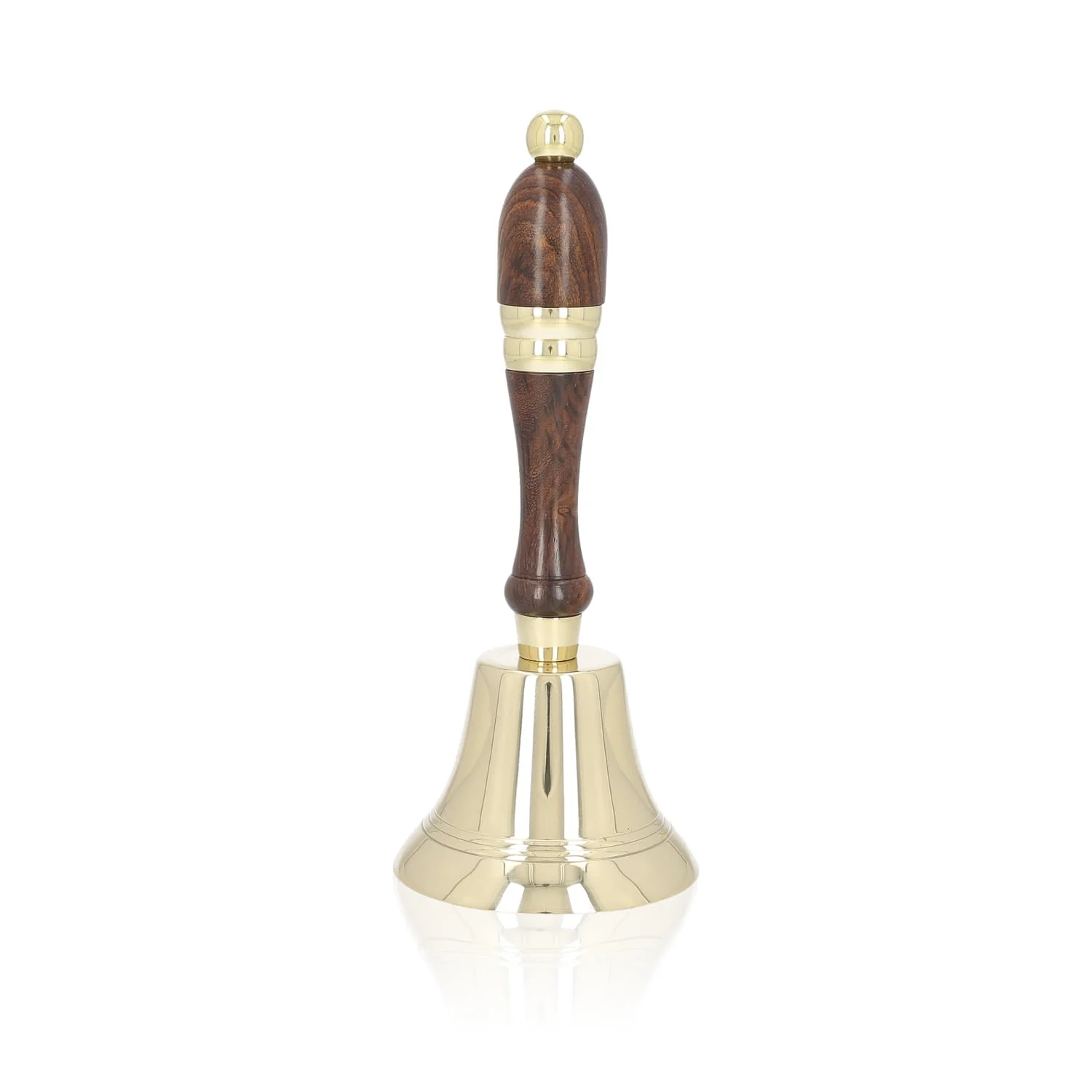 Brass Bell with Wooden Handle
