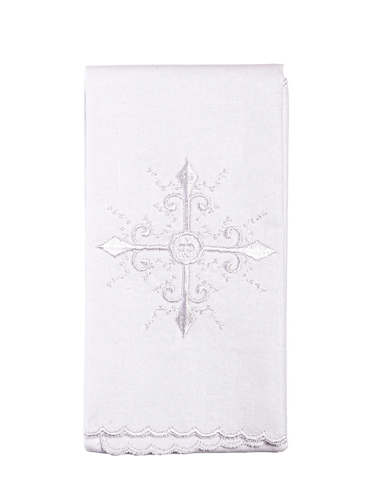 Chalice Linens set with white embroidery - Image 4