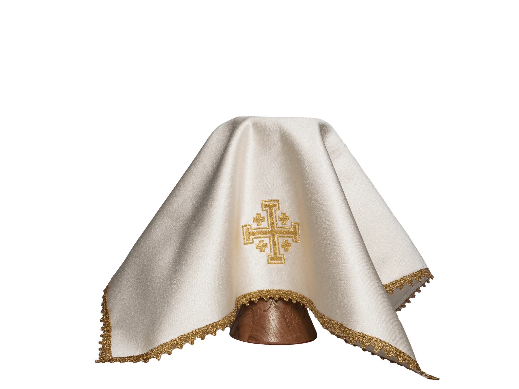 Chalice veil with Jerusalem Cross set of 4 pieces - Image 2