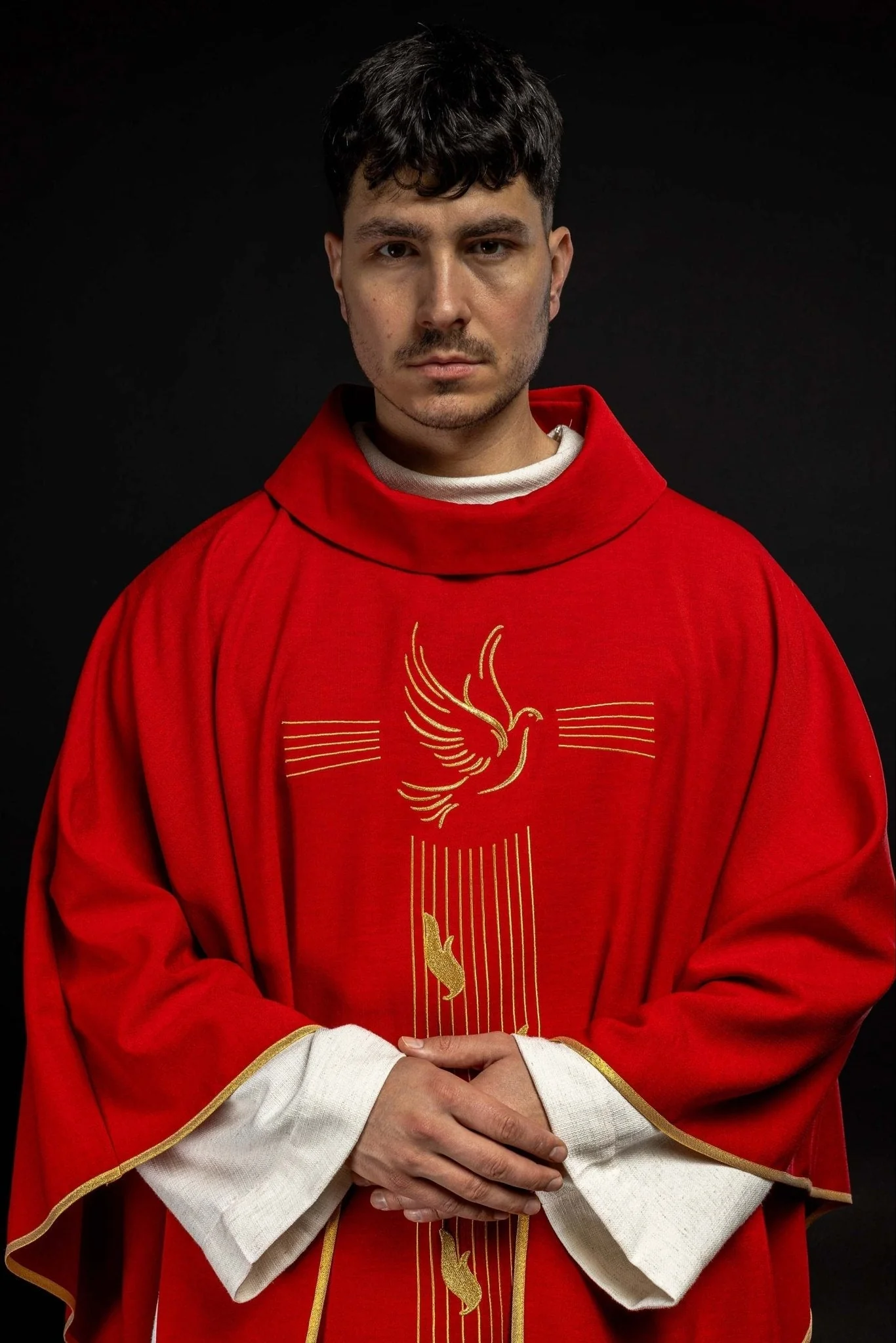 Chasuble with the symbol of the Holy Spirit