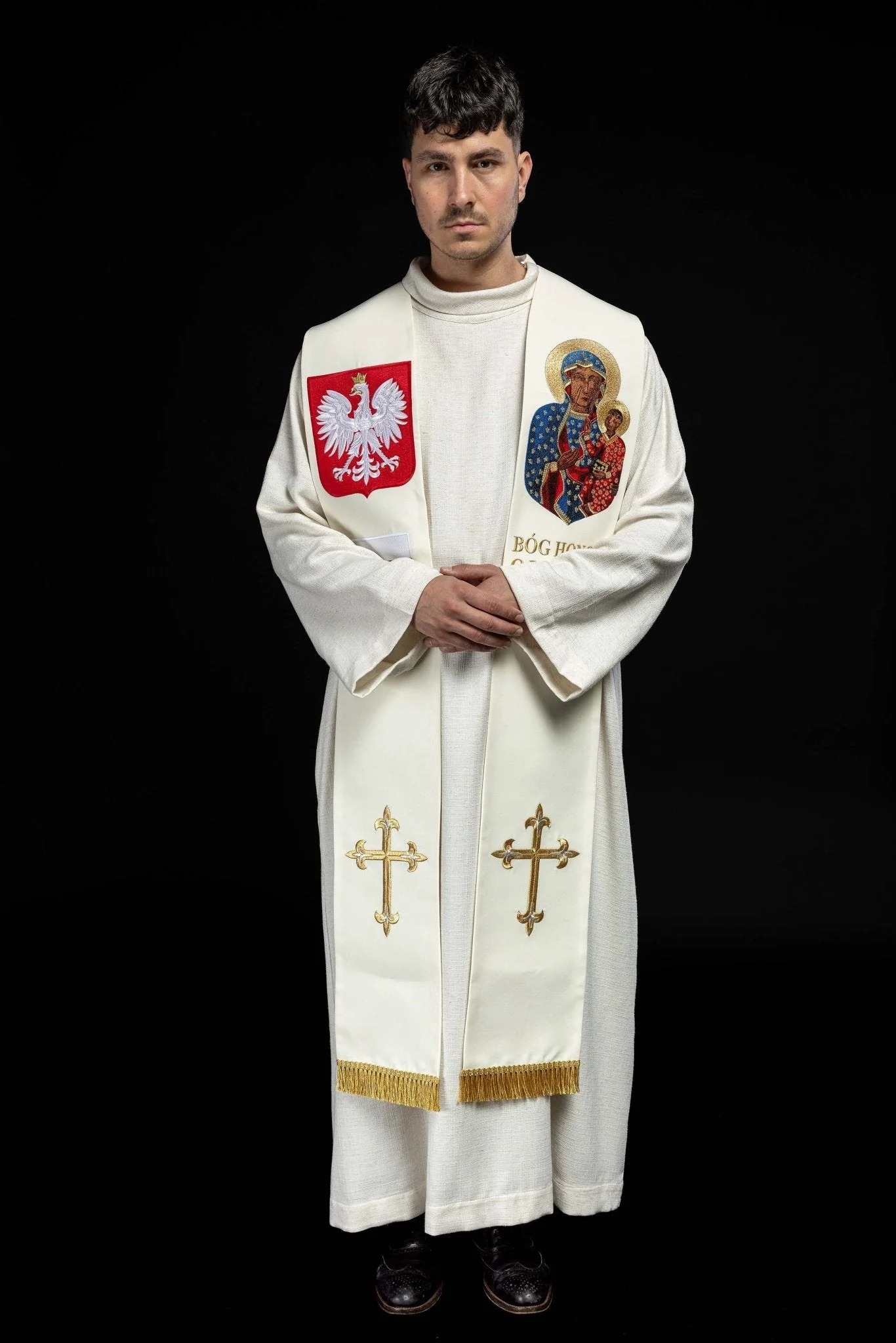 Embroidered Mary stole - Image 7