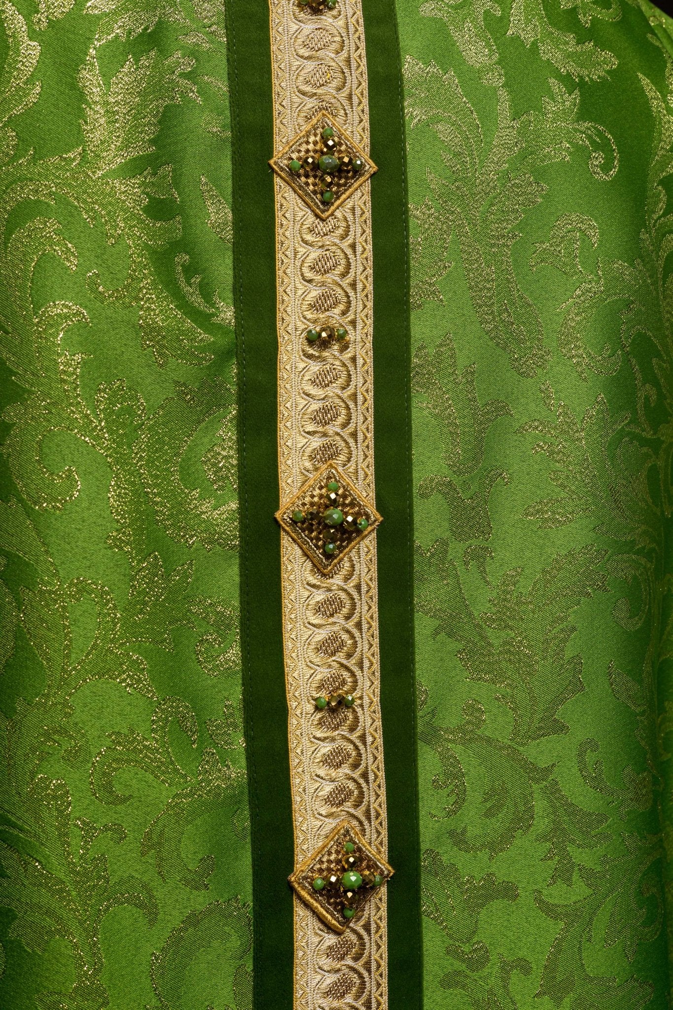 Handmade chasuble with natural stones Handmade 7003 - Image 5