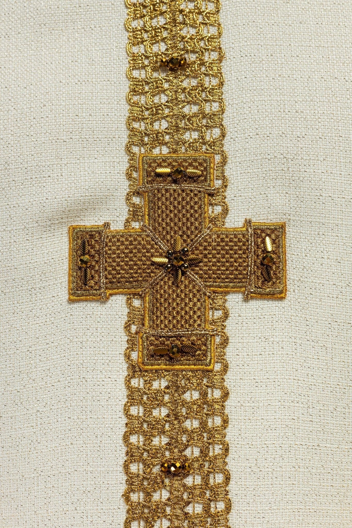 Handmade Chasuble with Natural Stones – Handmade 7002 - Image 6