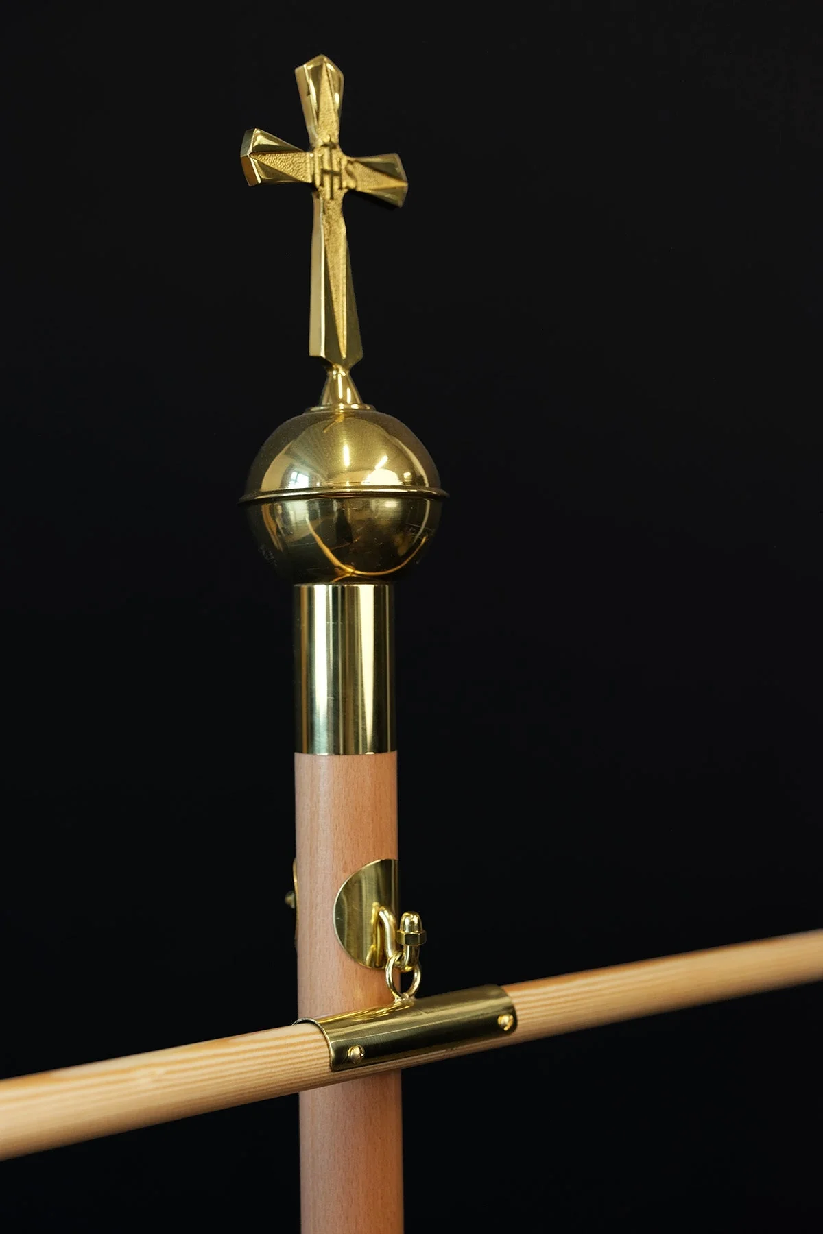 Light Wood Pole for Liturgical Banners - Image 2