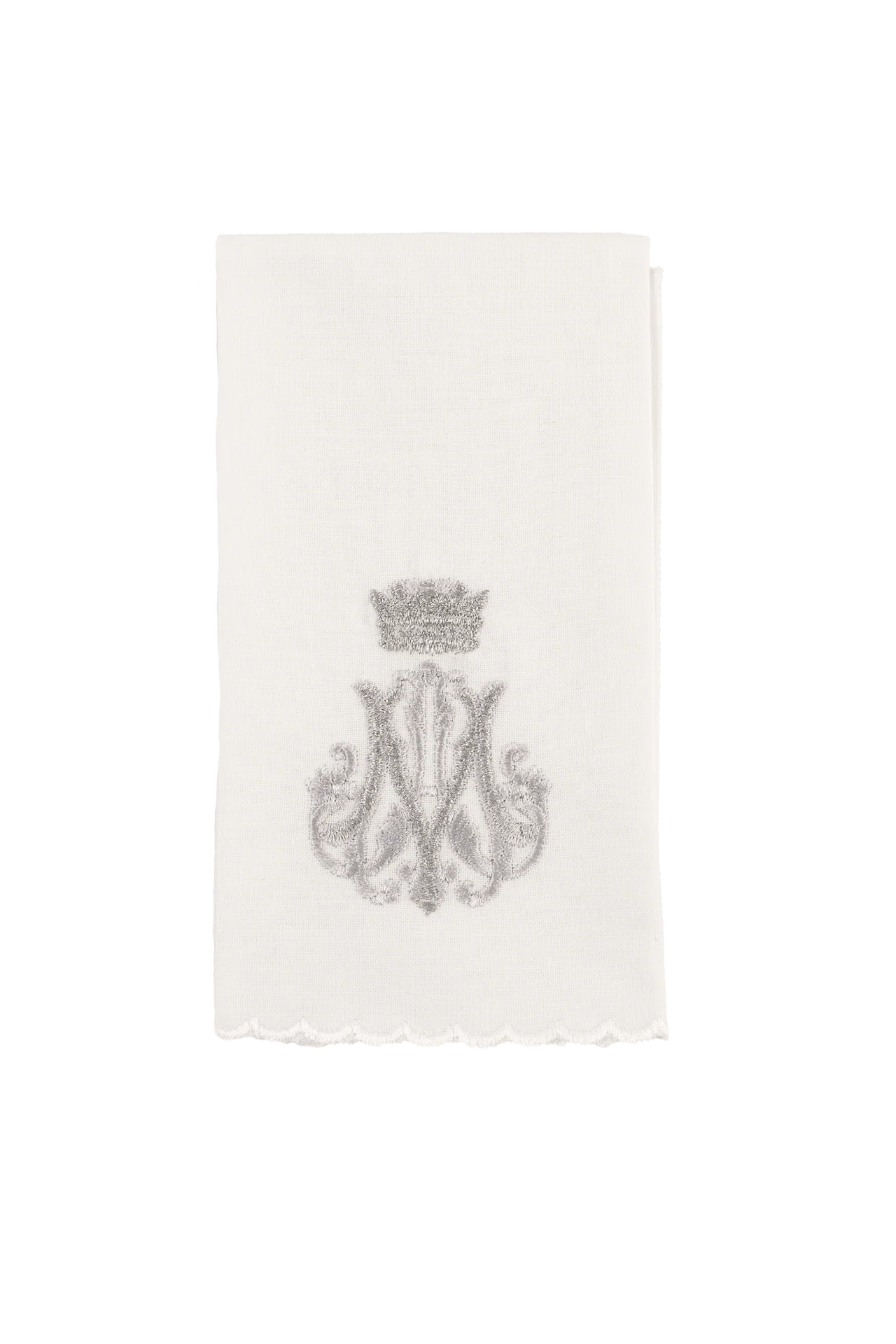 Liturgical chalice linens set with embroidered Marian motif - Image 3