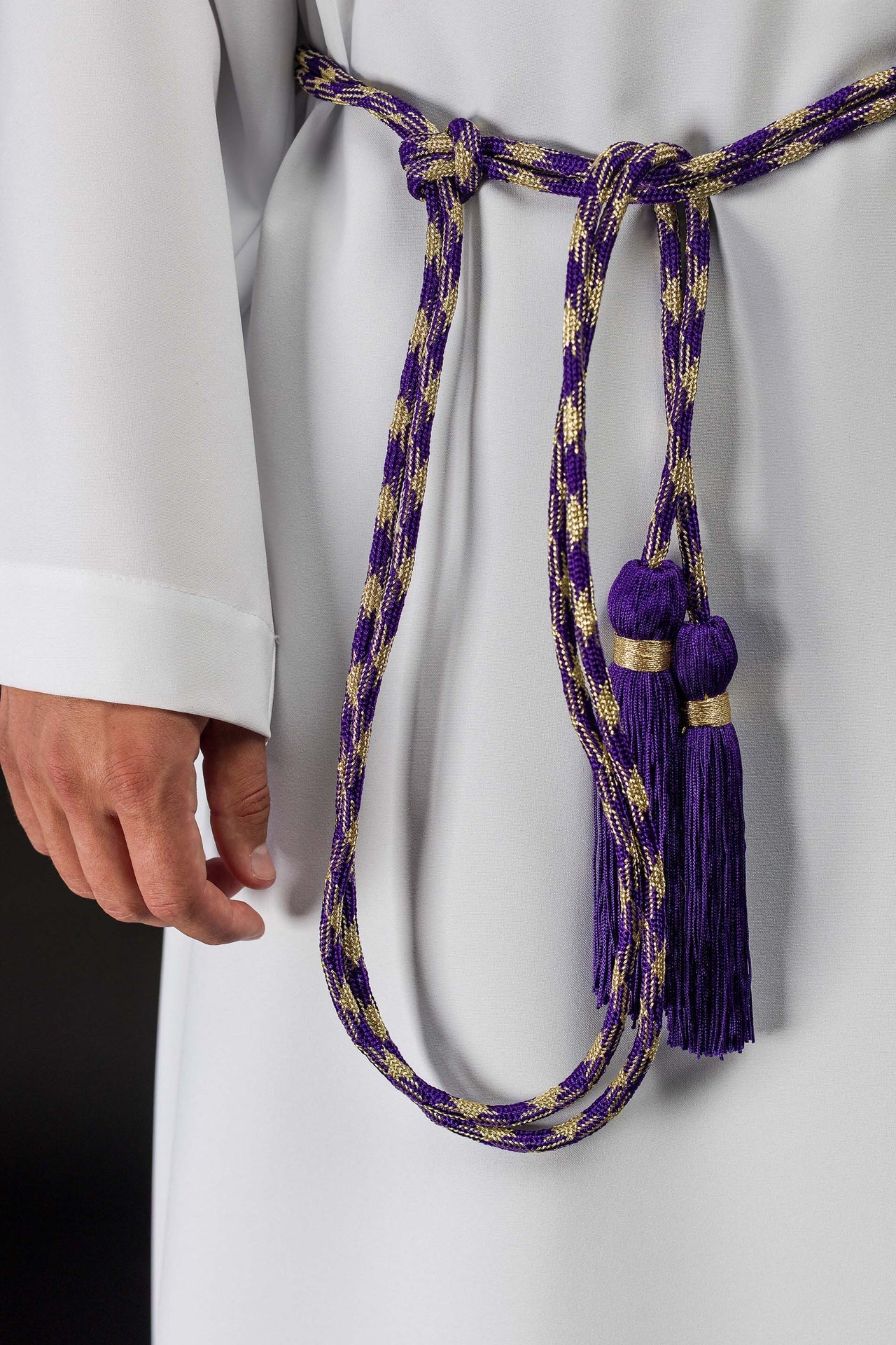Purple and Gold Liturgical Cincture