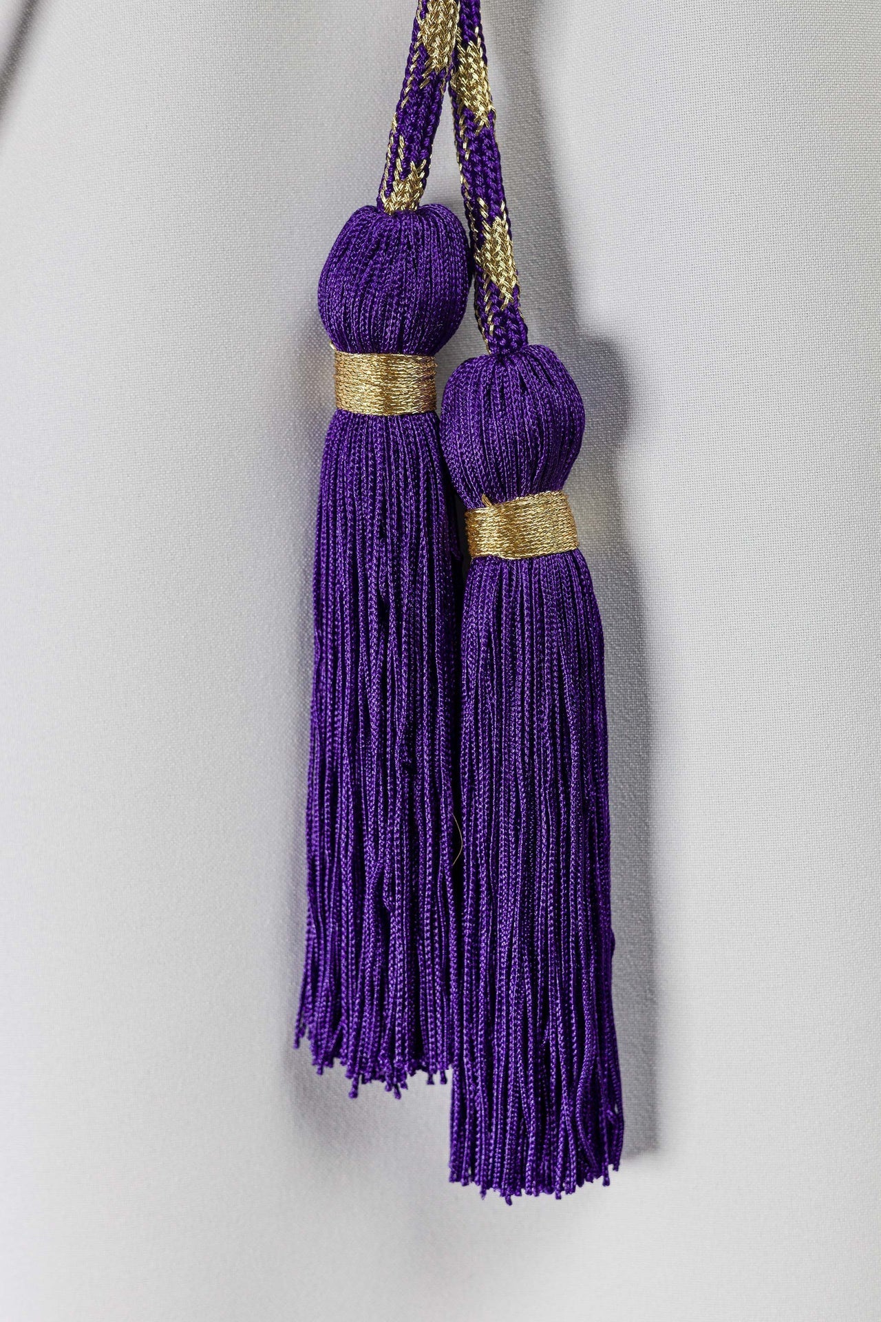 Purple and Gold Liturgical Cincture - Image 3