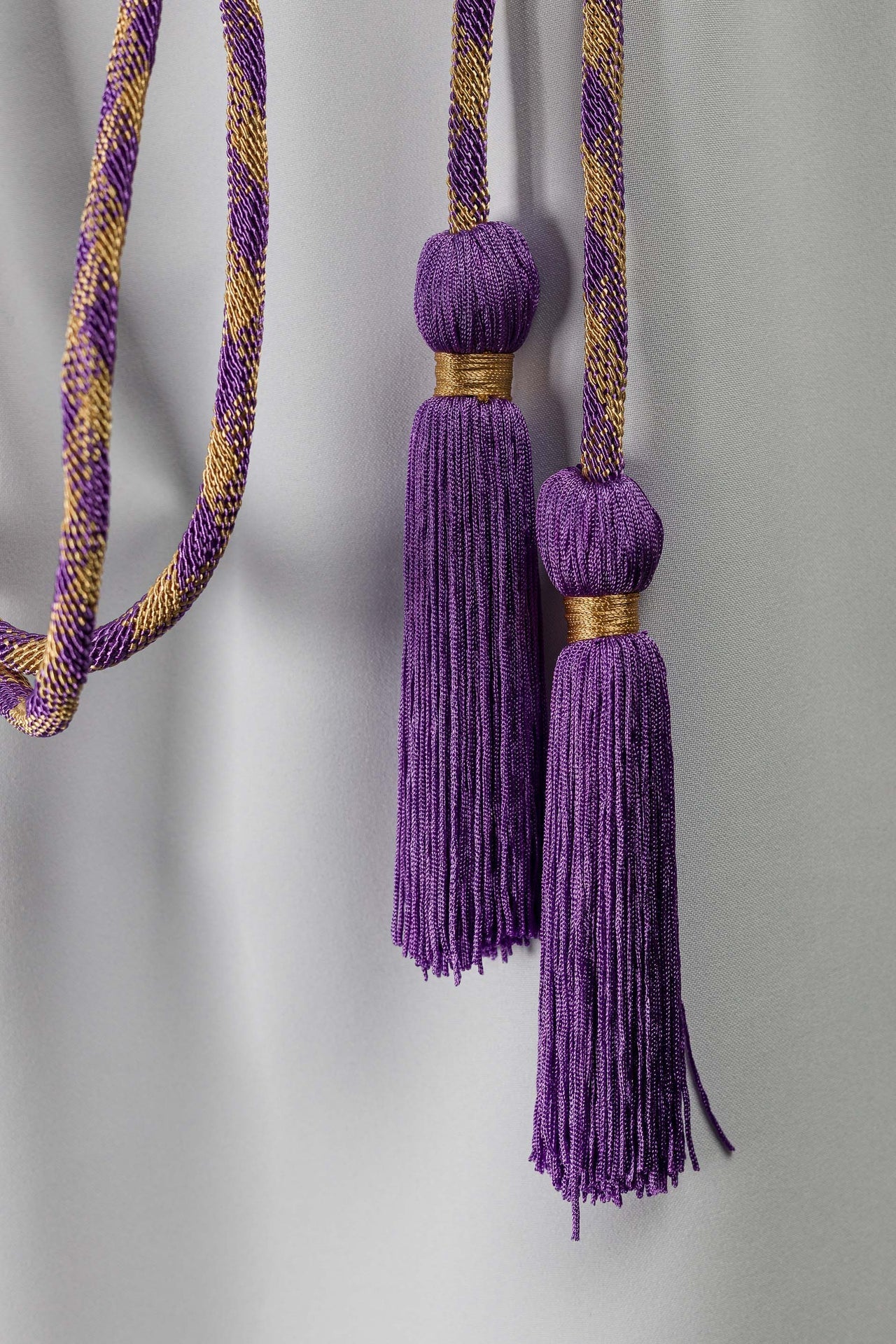 Purple and Gold Liturgical Cincture Premium - Image 3