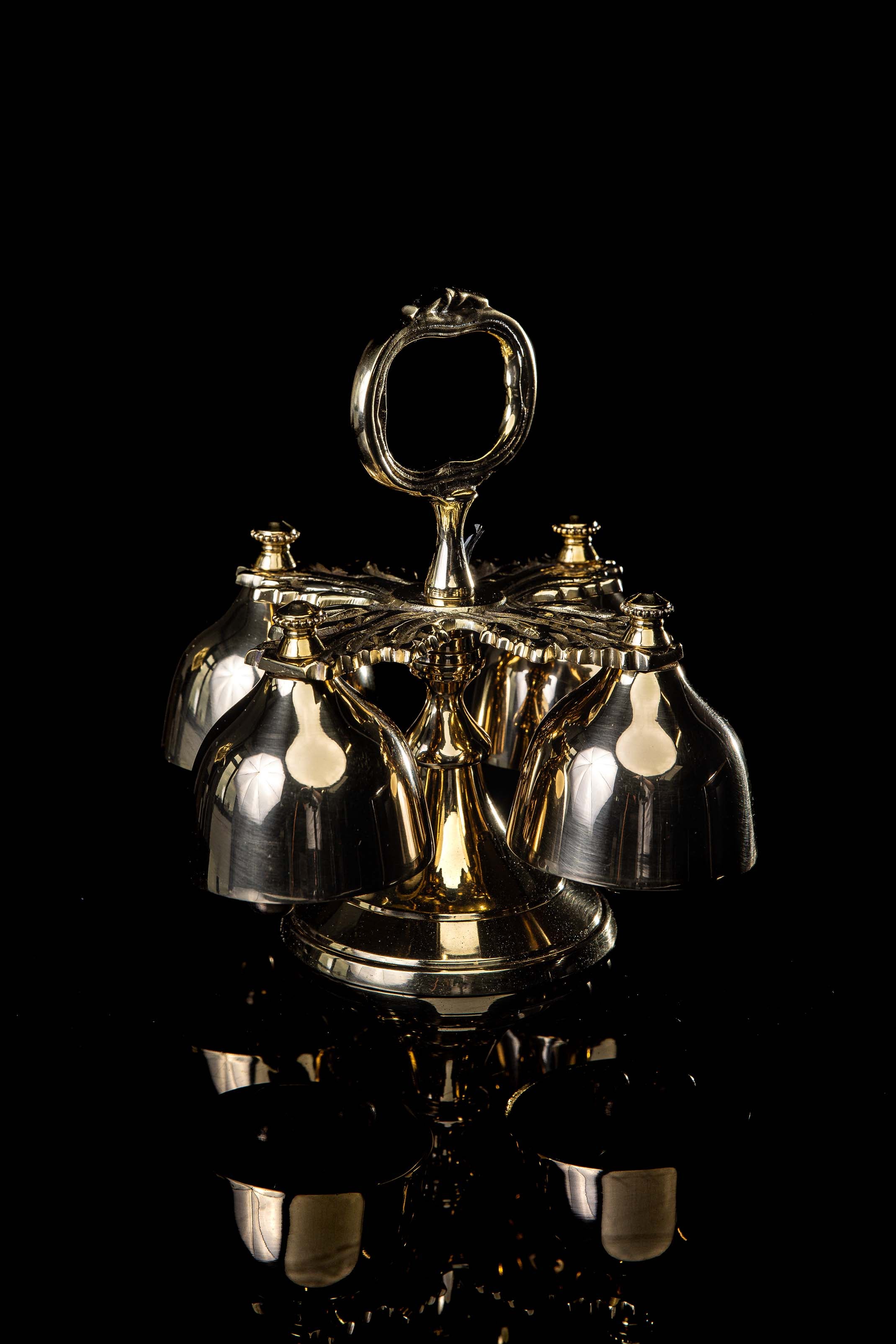 Quadruple bells - brass - Image 2