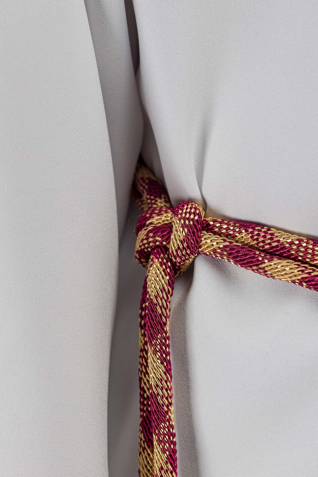 Red and Gold Liturgical Cincture Premium - Image 2
