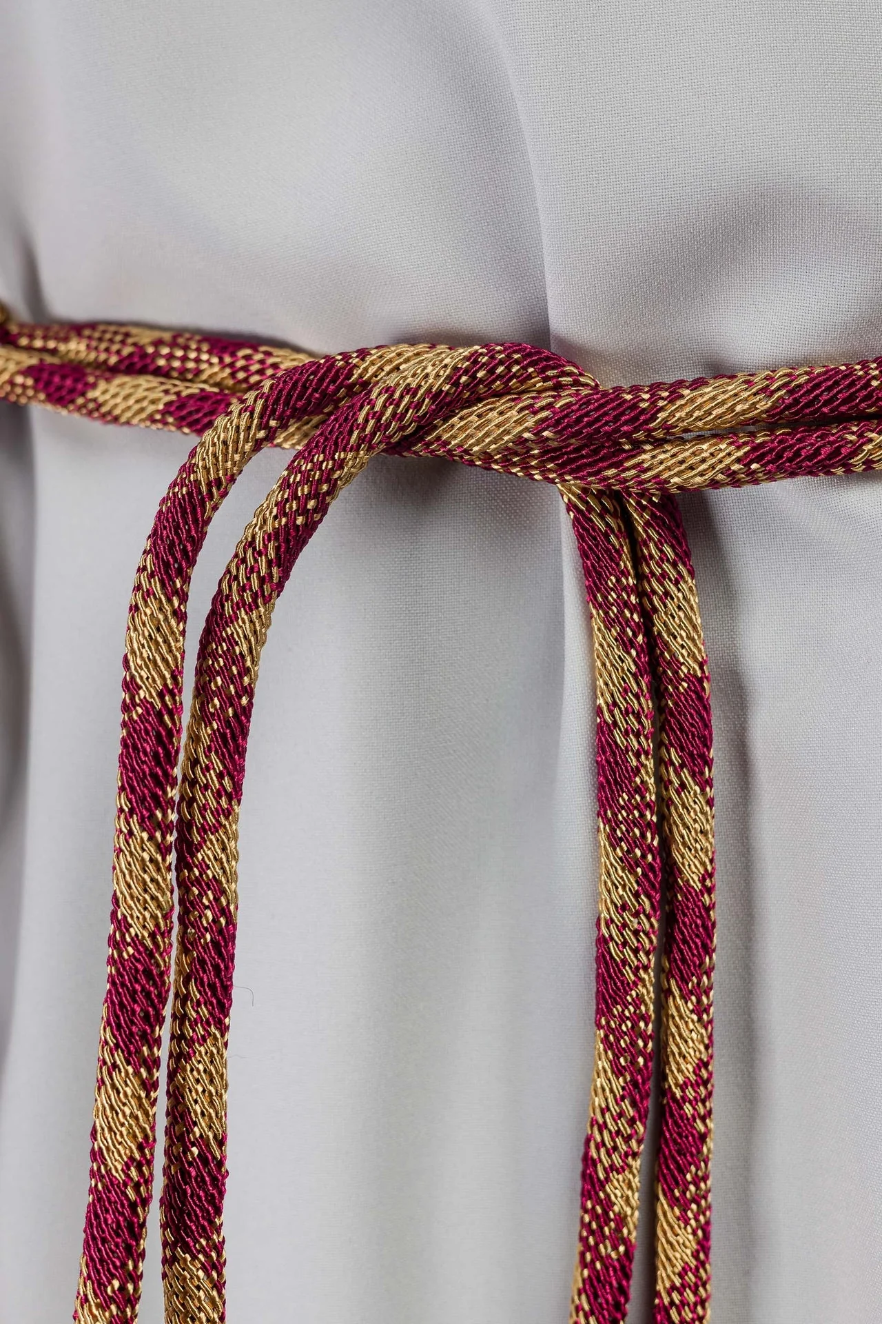 Red and Gold Liturgical Cincture Premium - Image 4