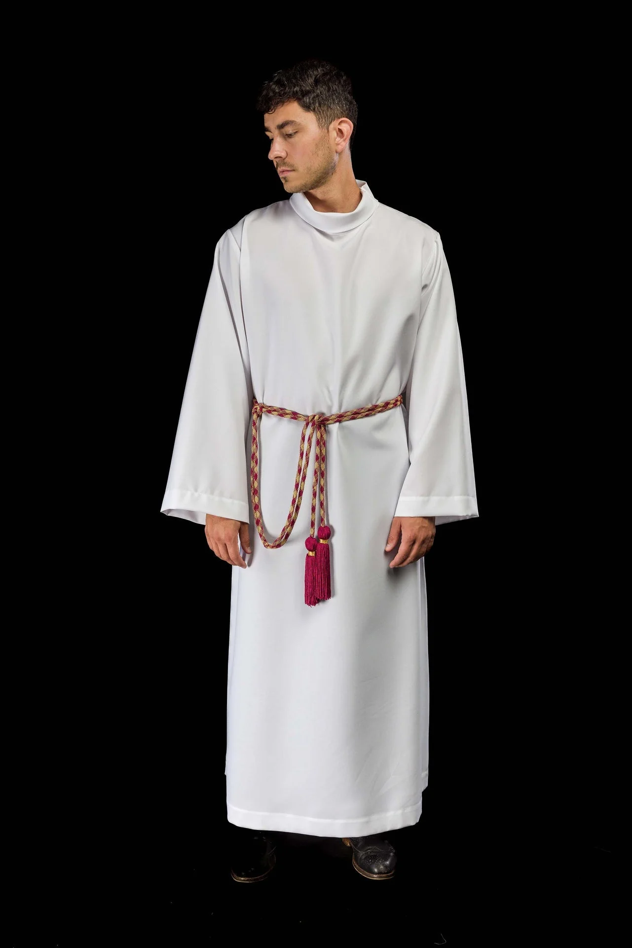 Red and Gold Liturgical Cincture Premium - Image 5