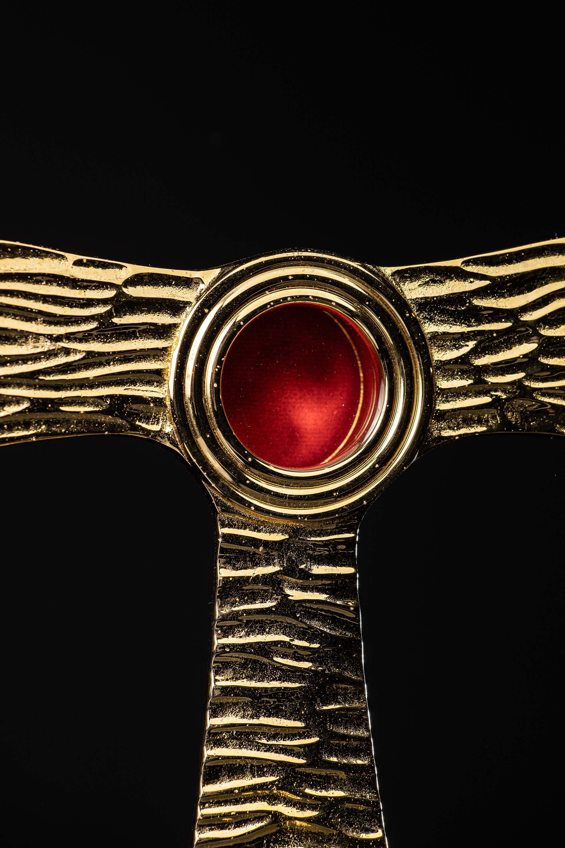 Reliquary - cross - Tau - brass - Image 3