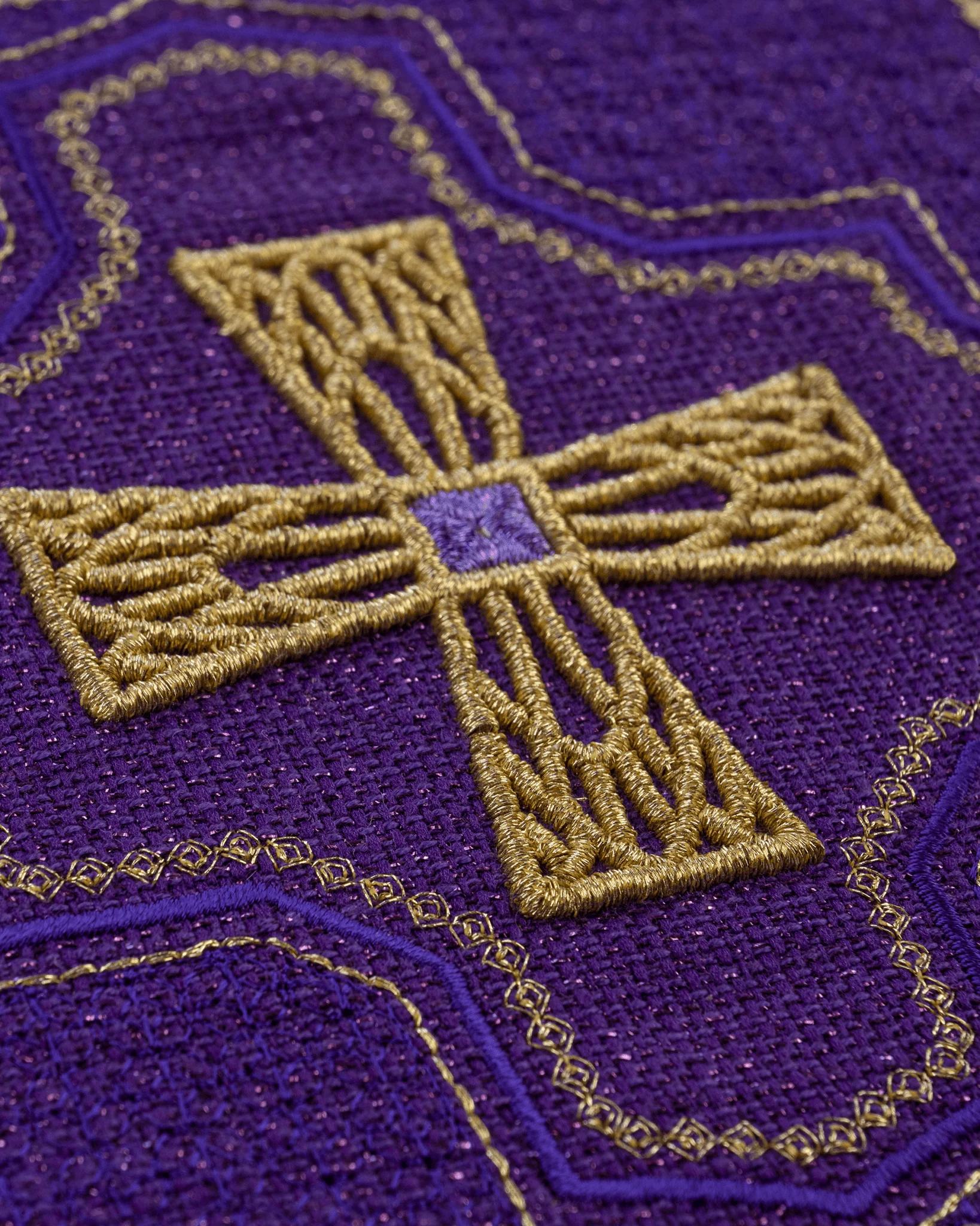 Set of Palls in four liturgical colors - Image 3
