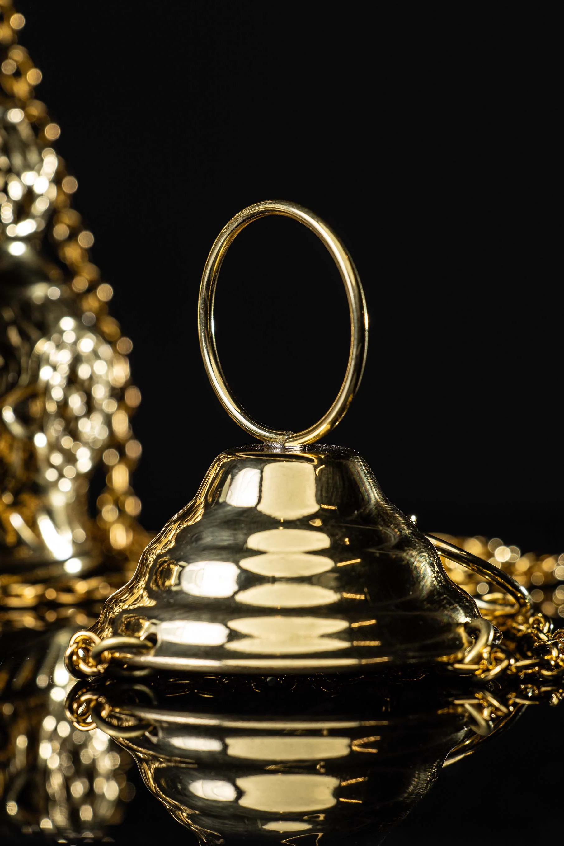 Thurible - brass - 29 cm - Image 7