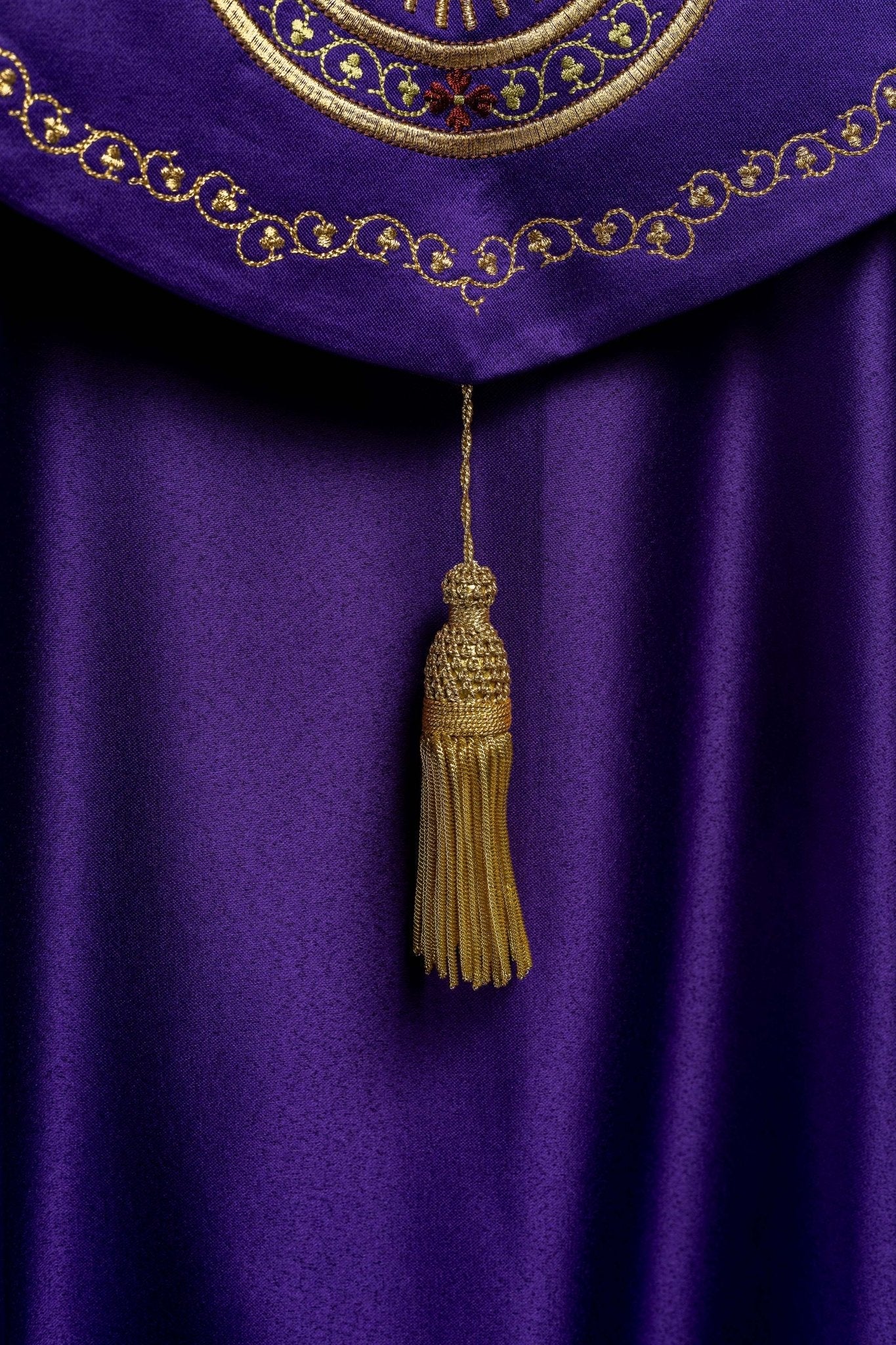 Violet cope with richly gold embroidery - Image 7